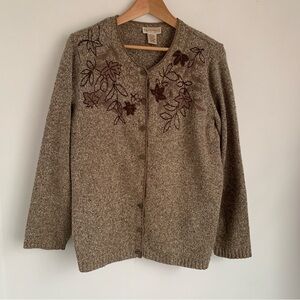 Vintage Northern Reflections Embroidered Cardigan